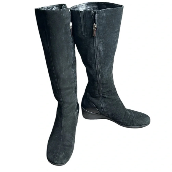 Aquatalia boots,women 8.5,tall ,vtg,winter,fall riding boots,lined,some wear - Picture 7 of 13